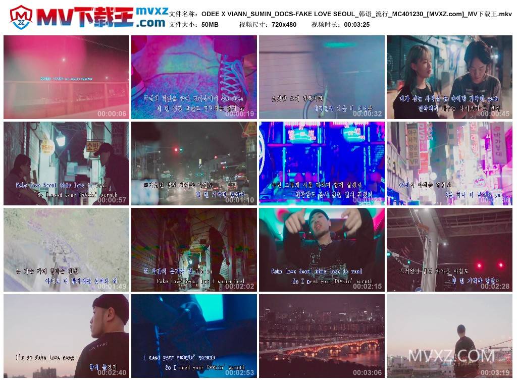 ODEE X VIANN_SUMIN_DOCS-FAKE LOVE SEOUL_韩语_流行_MC401230